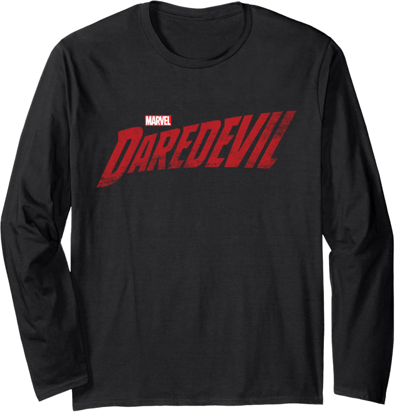 Marvel Daredevil Series Logo Langarmshirt
