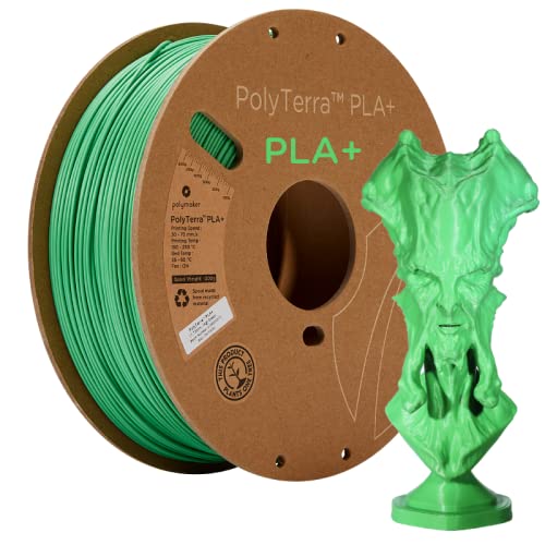 Polymaker PolyTerra PLA+ Grün - 1.75mm - 1kg Grün 1,75mm, Grün 1,75mm
