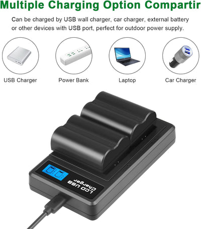 Shentec Li-ion 7.2V 2000mAh Akku für NP-W235 kompatibel mit Fujifilm X-T4 Fujifilm VG-XT4 Fujifilm X