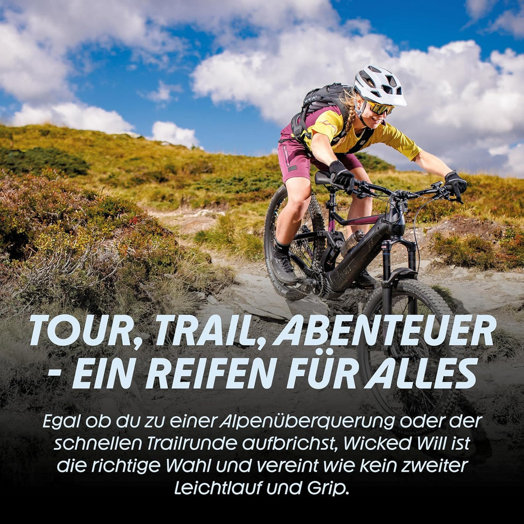 Schwalbe Wicked Will Evo TLE Faltreifen // 62-584 (27,5x2,40') Super Race Transparent Skin Schwarz 6