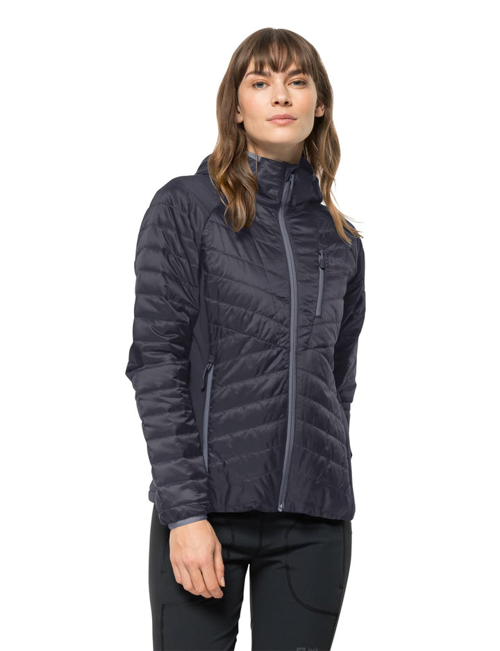 Jack Wolfskin Damen Routeburn Jacke, XS graphite