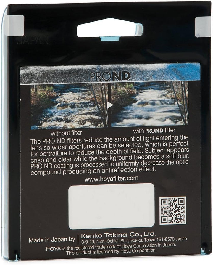 Hoya PROND 58mm ND 64 (1.8) 6 Stop ACCU-ND Neutral Density Filter XPD-58ND64, 58mm