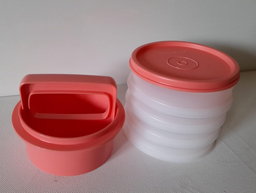 TUPPERWARE Küchenhelfer Hamburger-Maker Former Presse Burgerpresse Frikadellen