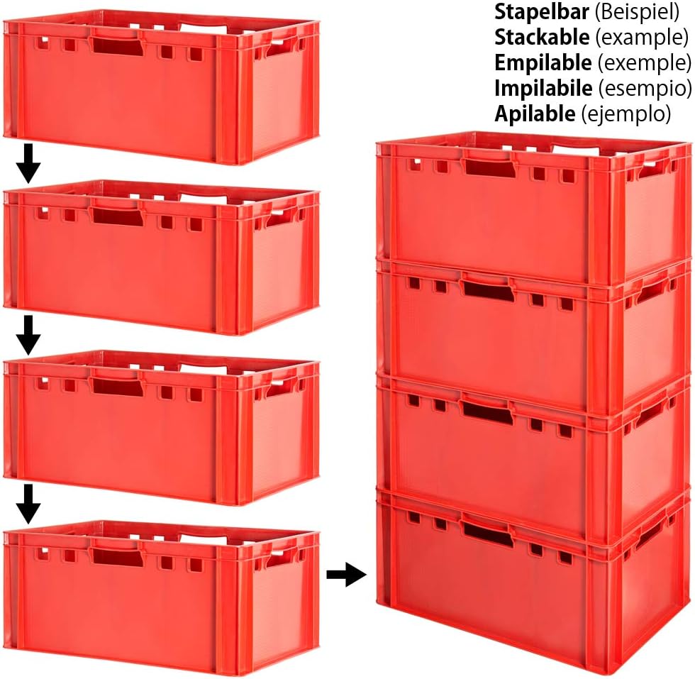 Fleischkiste E3 Fleischkiste Rot Fleischerkiste Fleischkisten Kiste Fleischkiste Eurobox Lebensmitte