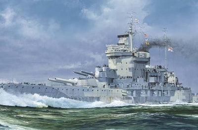 Trumpeter 005795-1/700 HMS Warspite Schiff 1941