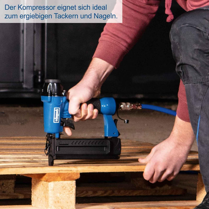 Scheppach Druckluft Kompressor HC24V Luftkompressor stehend inkl. 13 tlg. Zubehörset + 10m Schlauch