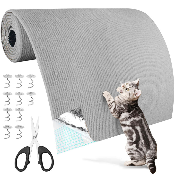 Kratzschutz Katzen Kratzmatte 200x40cm Kratzteppich Selbstklebend Katze | Wand Selbstklebende Kratzw