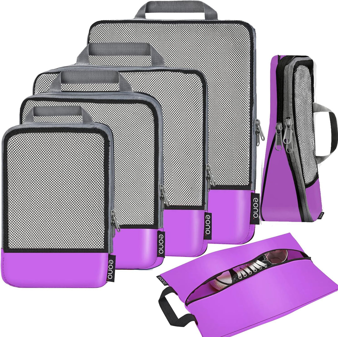 Eono Komprimierbaren Packwürfeln zur Organisation Ihres Reisegepäcks, Compression Packing Cube, Pack