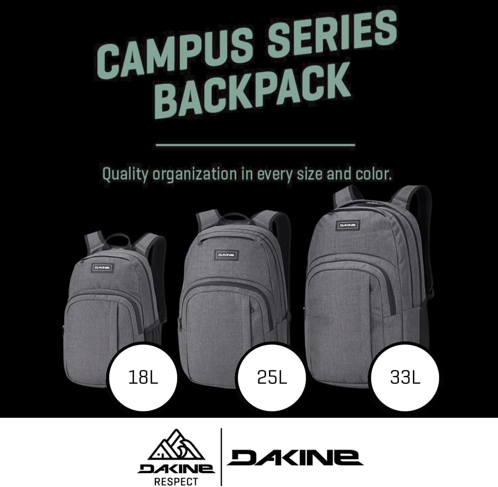 Dakine Unisex Campus L 33l Dakine Rucksack Campus (1er Pack) 33 Liter Dunkelblau, 33 Liter Dunkelbla