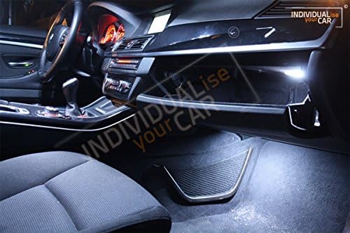 INDIVIDUALise your CAR Innenraumbeleuchtung SET für 5er F10 Limousine (Mit Panoramadach, Cool-White)