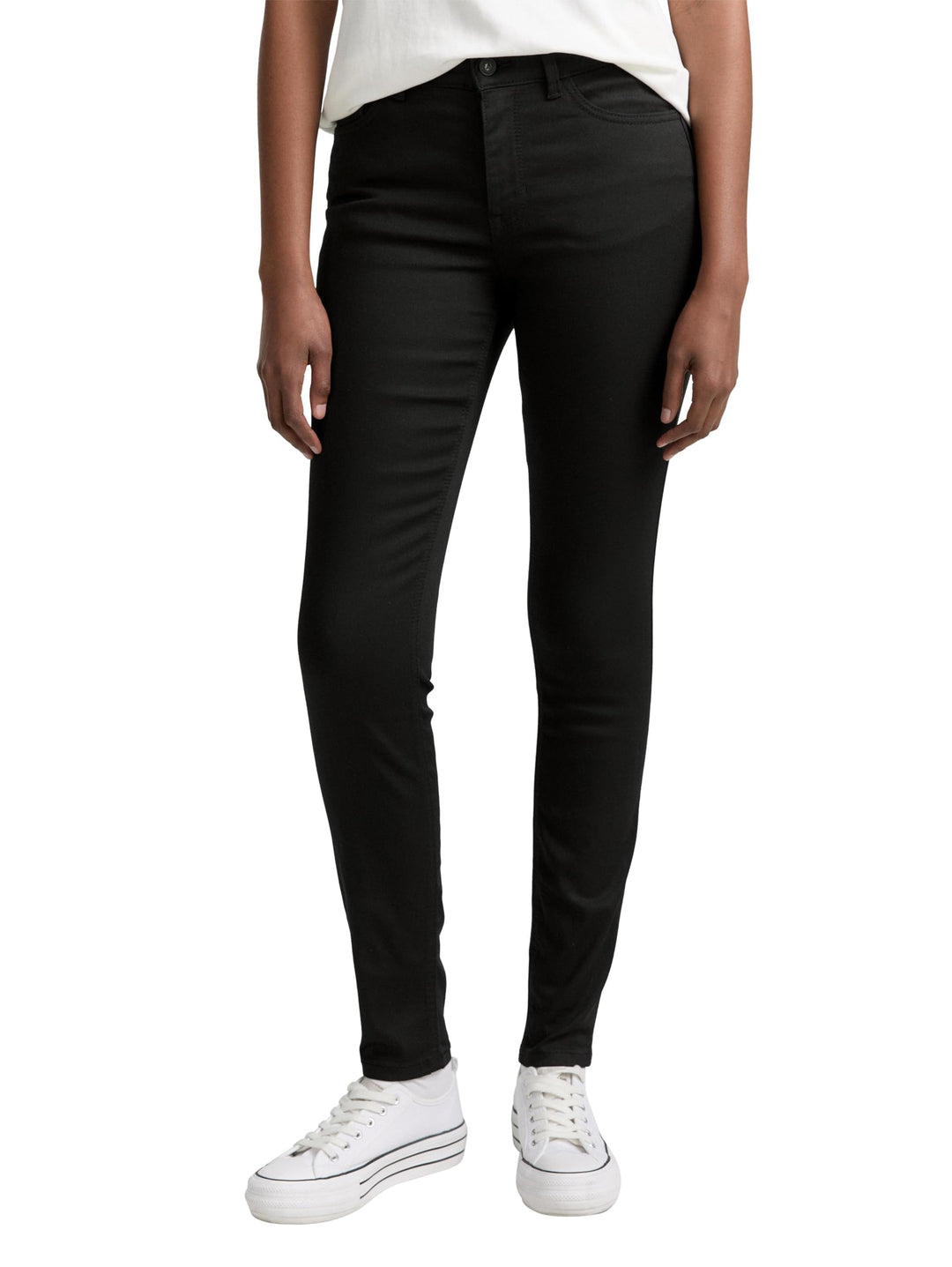 TOM TAILOR Denim Damen Nela Extra Skinny Jeans 25W / 32L 10240 - Black Denim, 25W / 32L 10240 - Blac
