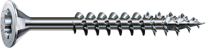 SPAX Holzbauschraube, 8,0 x 450 mm, 50 Stück, T-STAR plus, Senkkopf, Teilgewinde, 4CUT, WIROX A3J, 1