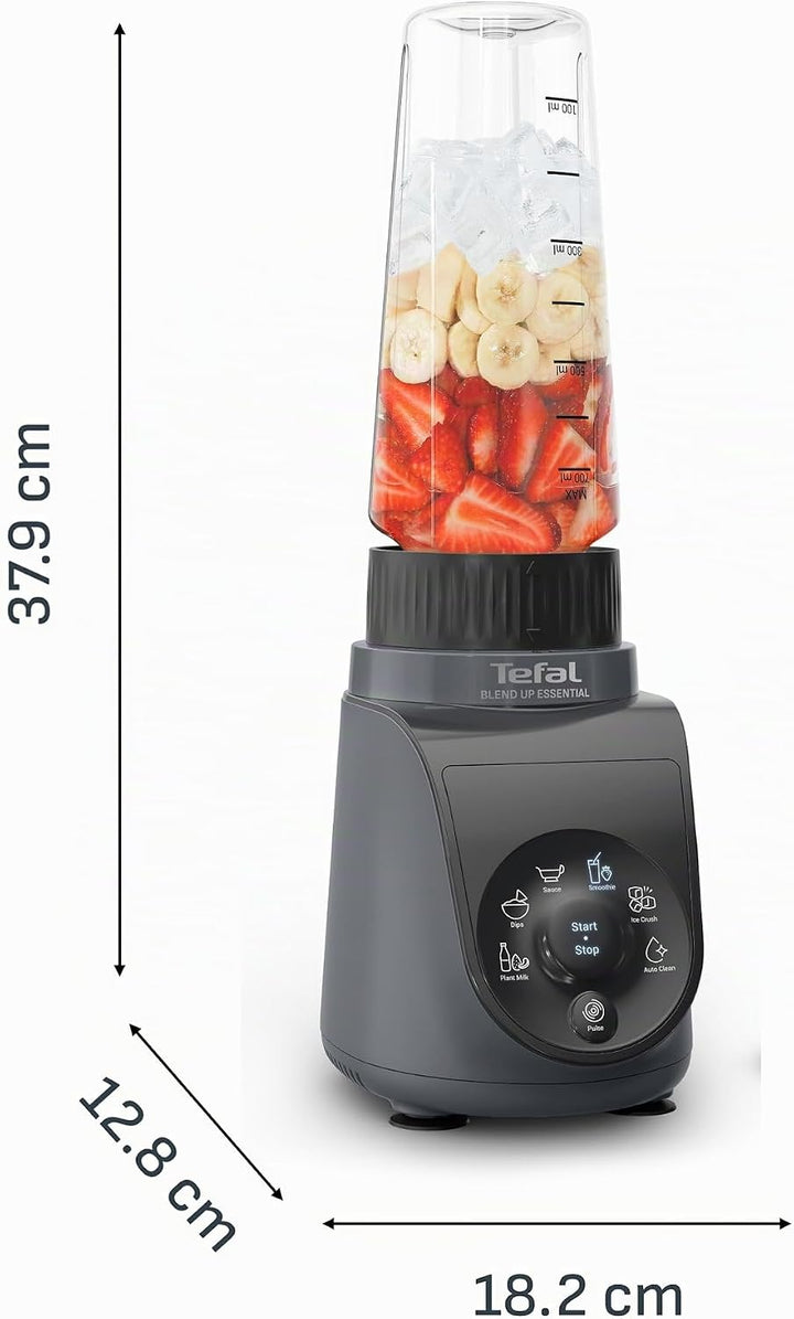 Tefal Blend Up Mini-Mixer, 1000 W, 8 Automatikprogramme, Powelix-Klingen, automatischer Reinigungsmo