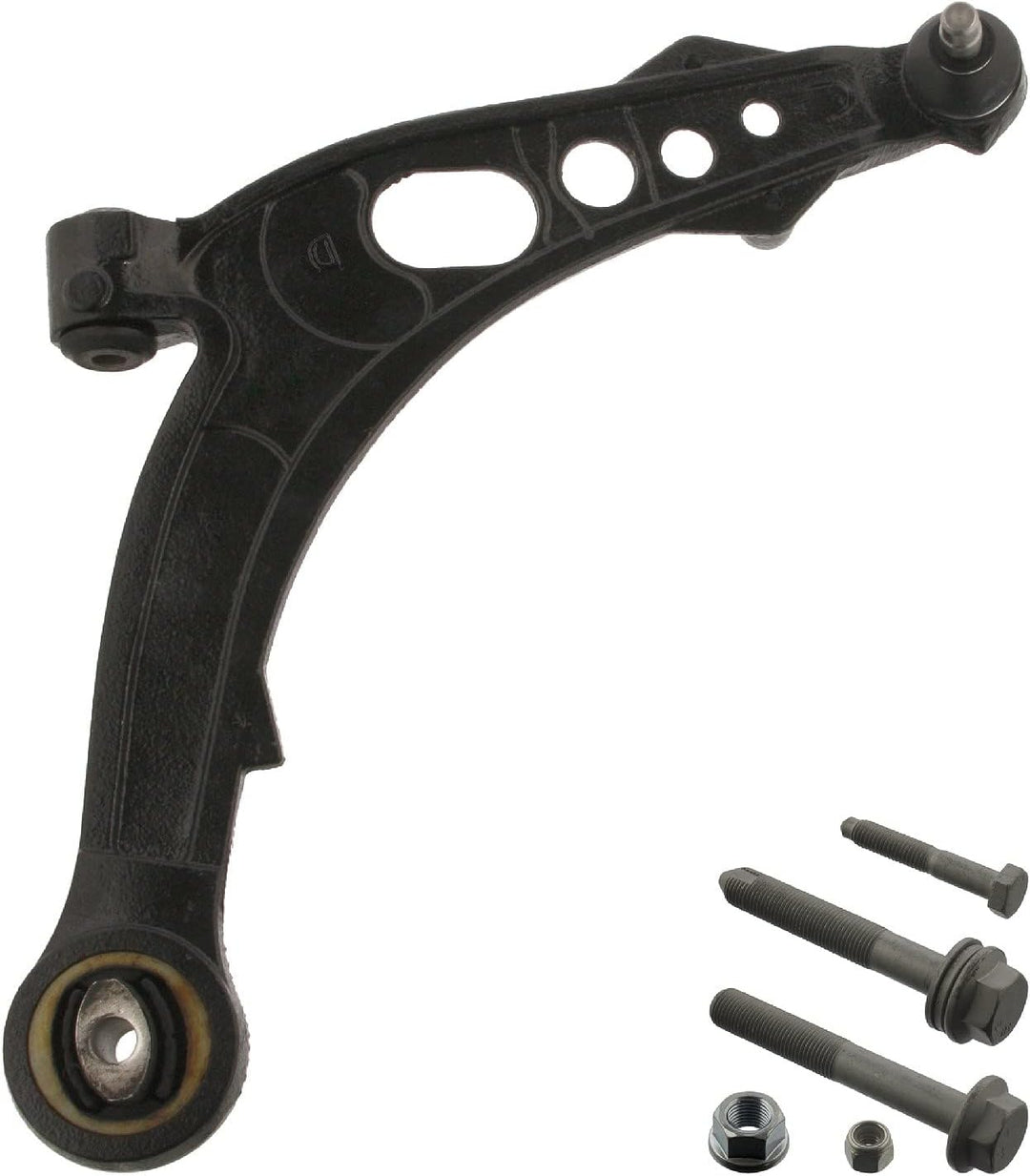 febi bilstein 40671 Querlenker mit Schrauben und Muttern , 1 Stück Vorderachse rechts, Vorderachse r