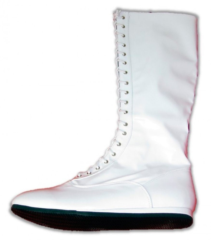 Wrestling Pro Kostüm Schuhe (Large, Weiss) L Weiss, L Weiss