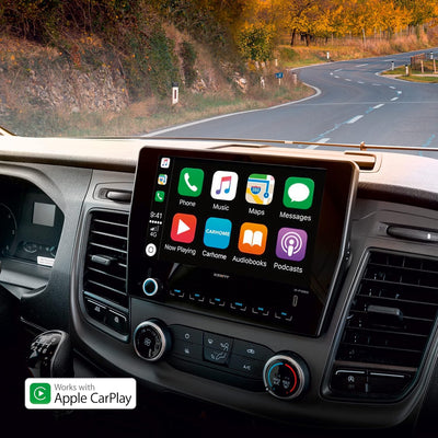 XZENT X-F285 – Autoradio kompatibel mit Ford Transit, Multimedia System/Mediencenter mit 9“ Touchscr