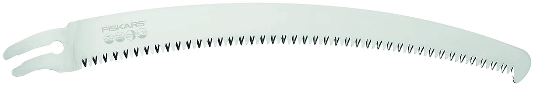 Original Fiskars gebogenes Sägeblatt für Profi Handsägen SW 240 und SW 330, Blattlänge: 33 cm, Hochw