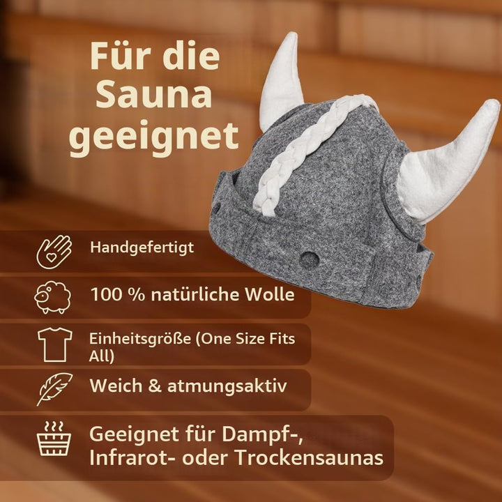 SHSH trade group Saunahut Wikinger Russischer Banya Hut für Herren - Hüte Saunahut für