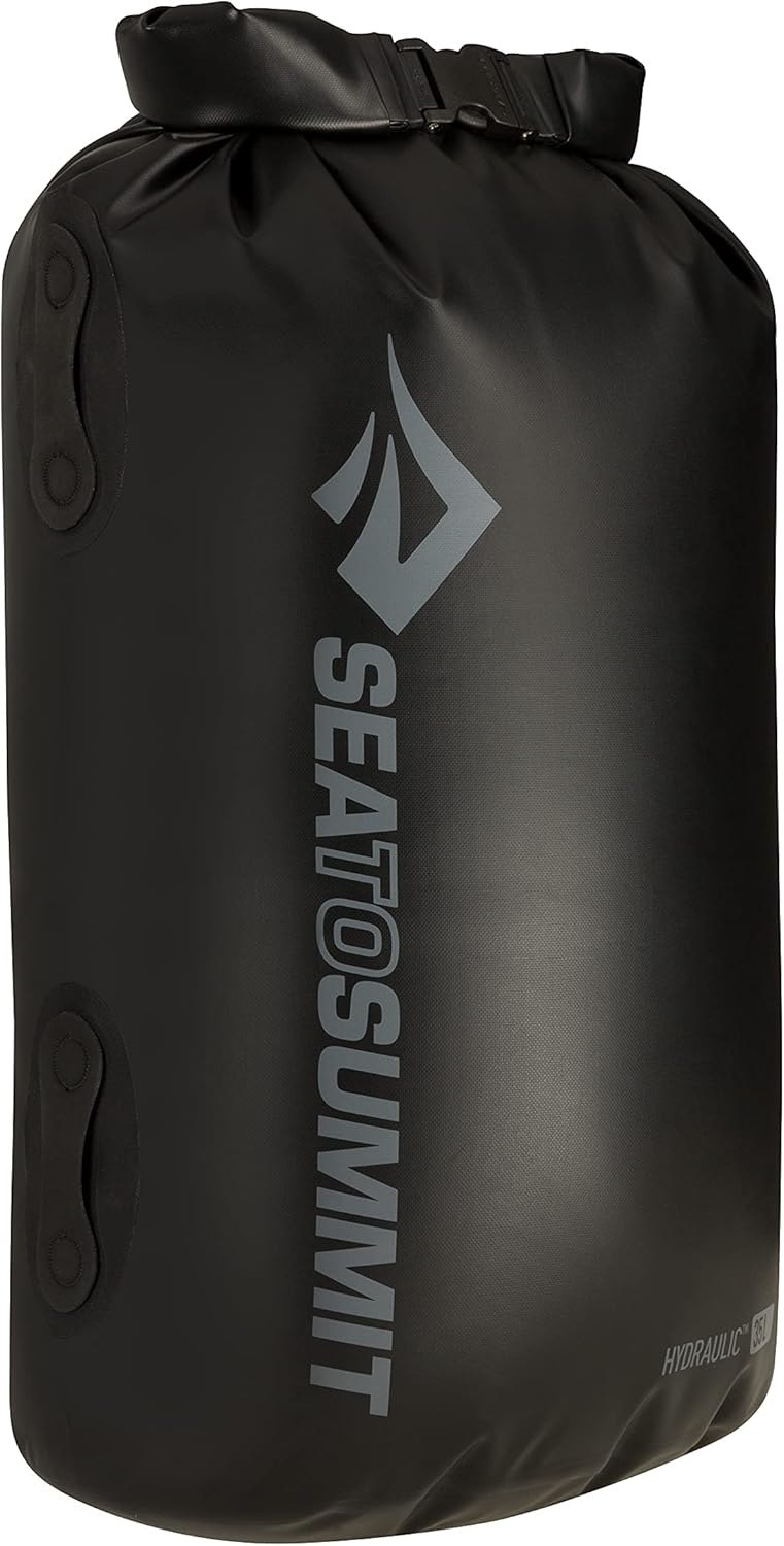 Sea to Summit Hydraulic Dry Bag 65 l, zum Bergsteigen, für Erwachsene, Unisex black 35 Liter, black