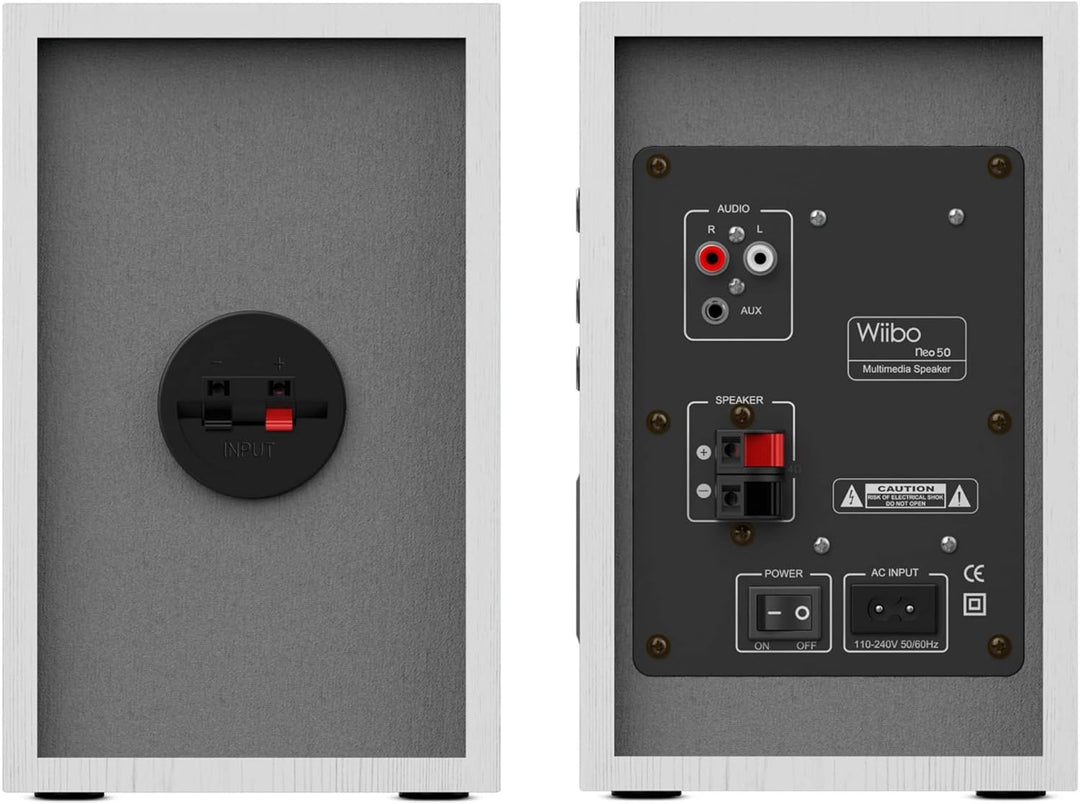 WIIBO- Neo 50 - Tragbare Bluetooth-Lautsprecher - HiFi Smart Speakers - Regallautsprecher - Leistung