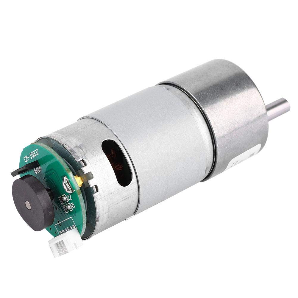 DC 12/24V Getriebemotor 10-1500U/min mit hoher Drehzahlreduzierung und Encoder, exzentrische Abtrieb