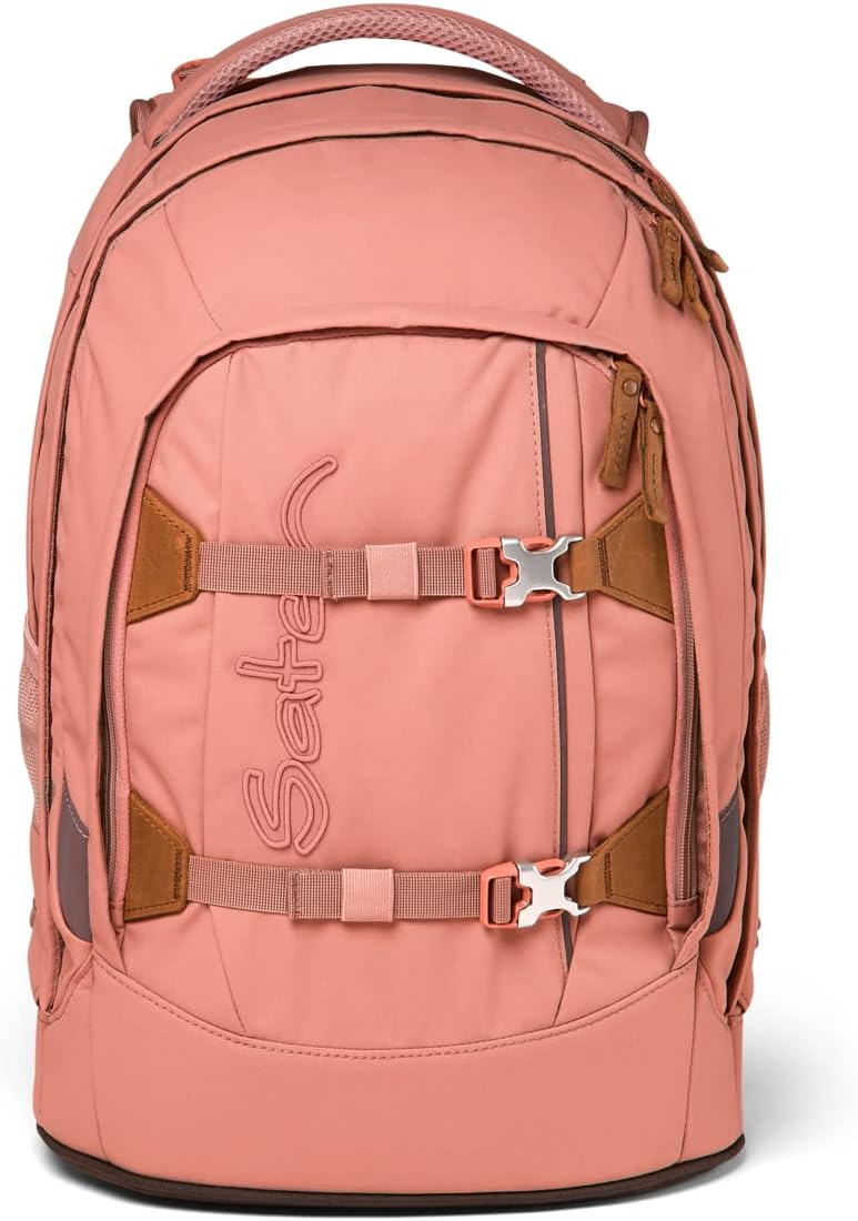 Satch Pack Schulrucksack Set 2tlg. inkl. Schlamperbox (Nordic Coral), Nordic Coral
