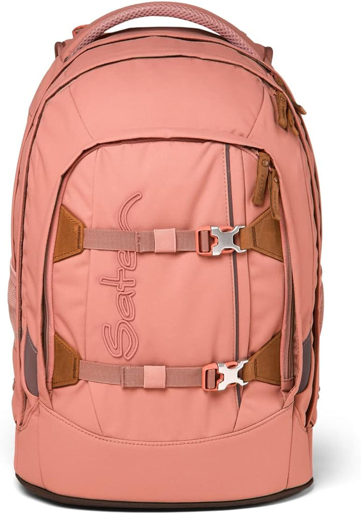 Satch Pack Schulrucksack Set 2tlg. inkl. Schlamperbox (Nordic Coral), Nordic Coral