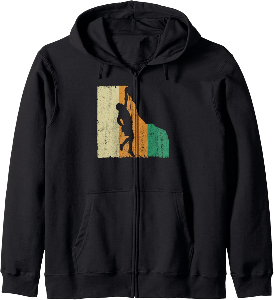 Vintage Retro Klettern Kostenlose Bergsteiger Kapuzenjacke