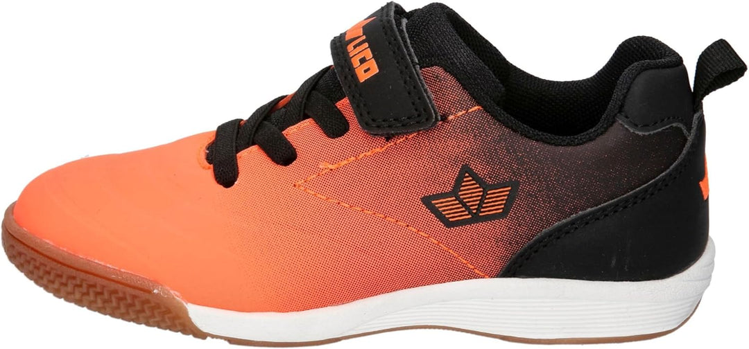 Lico Unisex Kinder Marlin Vs Hallenturnschuhe 33 EU Orange Schwarz, 33 EU Orange Schwarz