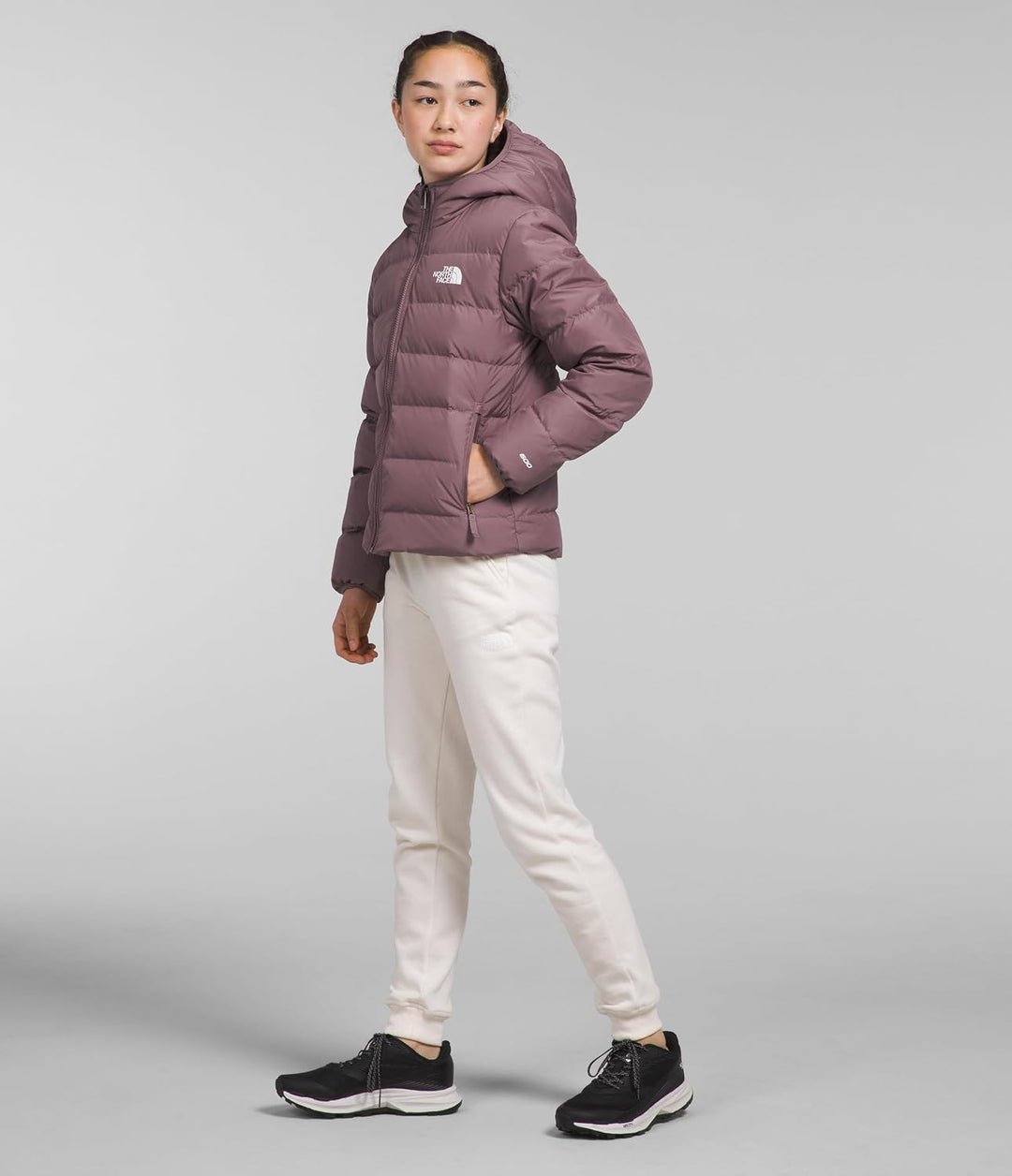 THE NORTH FACE Unisex Kinder Reversible Jacke XXL Fawn Grey, XXL Fawn Grey