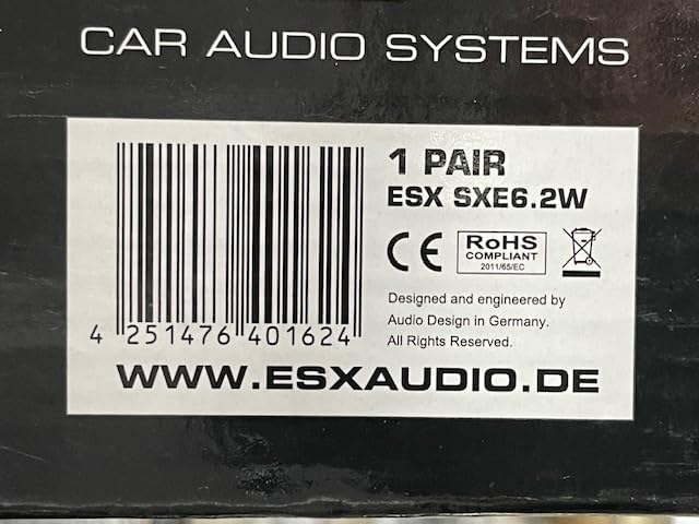 ESX SXE6.2W - 16,5cm Kickbass Tiefmittelton Lautsprecher