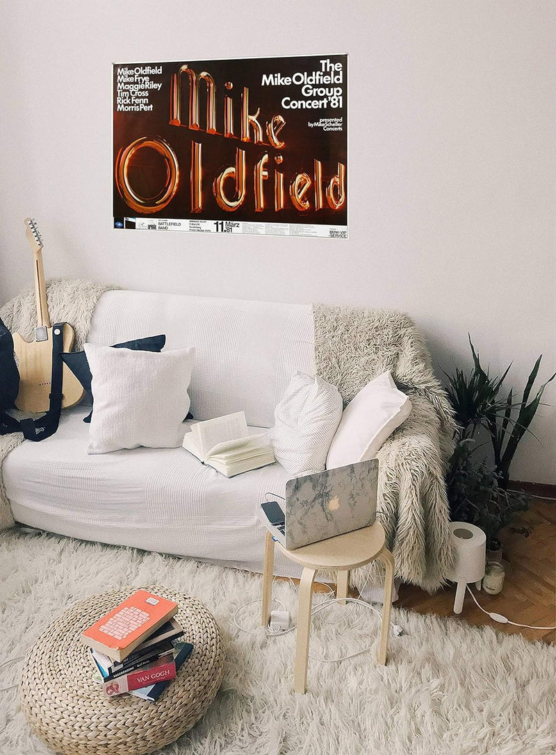 Mike Oldfield - Music Wonderland, Heidelberg 1981 » Konzertplakat/Premium Poster | Live Konzert Vera