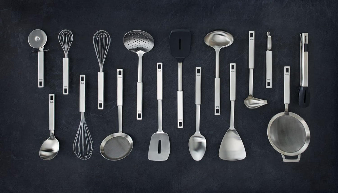 Fissler Original-Profi Collection / Edelstahl-Reislöffel, grosser Vorlege-Löffel, Premium-Küchenhelf