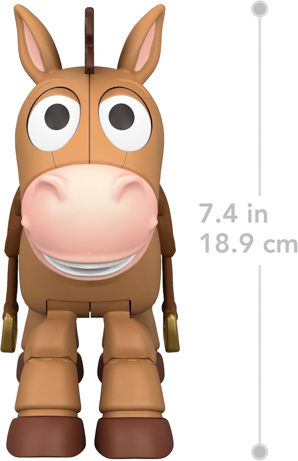 Mattel Disney Pixar Toy Story 5 bewegliche Pferdefigur mit Geräuschen, Kleiner Begleiter Bully, berü