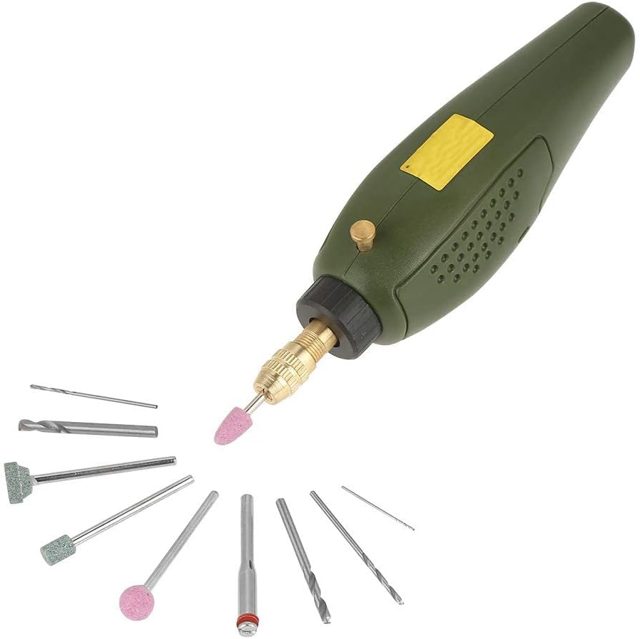 Elektrisches Mini-Bohrwerkzeug, Elektro-Schleif-Graviersets, DIY-Schnitz-Schleifbohrer-Sets, zum Pol