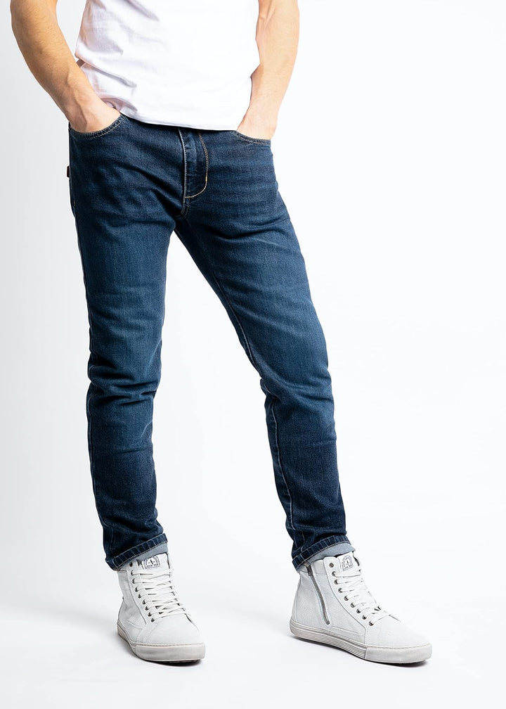 John Doe Dylan - Monolayer | CE - Zertifizierung AAA | Motorradhose | Atmungsaktiv | Motorrad Jeans