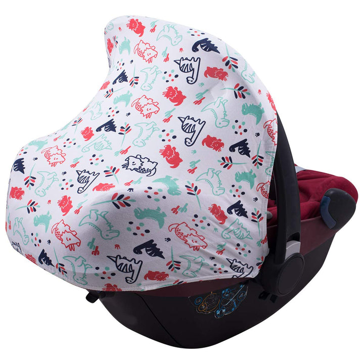 JYOKO KIDS Verdeck kompatibel mit Maxi Cosi Bebe Confort Pebble (Dino Party), Dino Party