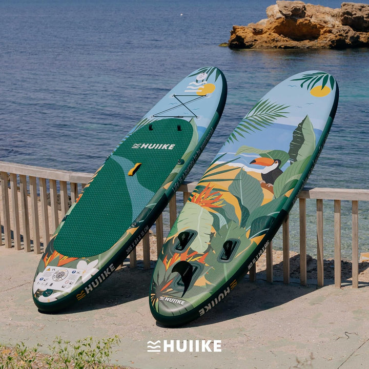 HUIIKE Sup Finne Stand Up Paddle 3 Stück Abnehmbare Ersatz Finne Sup mit Sicherheitsschloss, Stand U
