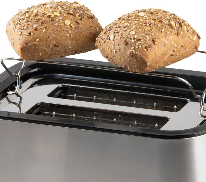 DOMO DO966T Toaster - Für 2 Toasts - 3 Funktionen: rösten, auftauen, abbrechen - 7 Temperaturstände