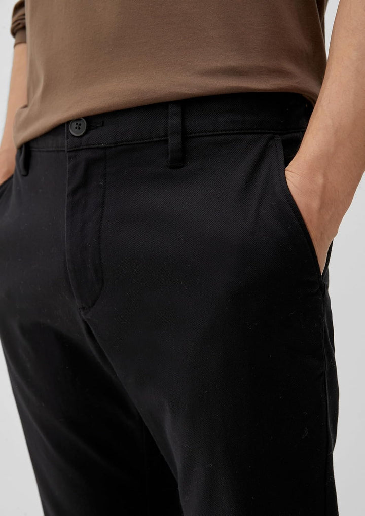 s.Oliver Austin: Slim Fit-Chino aus Baumwolltwill 30W / 30L Schwarz, 30W / 30L Schwarz