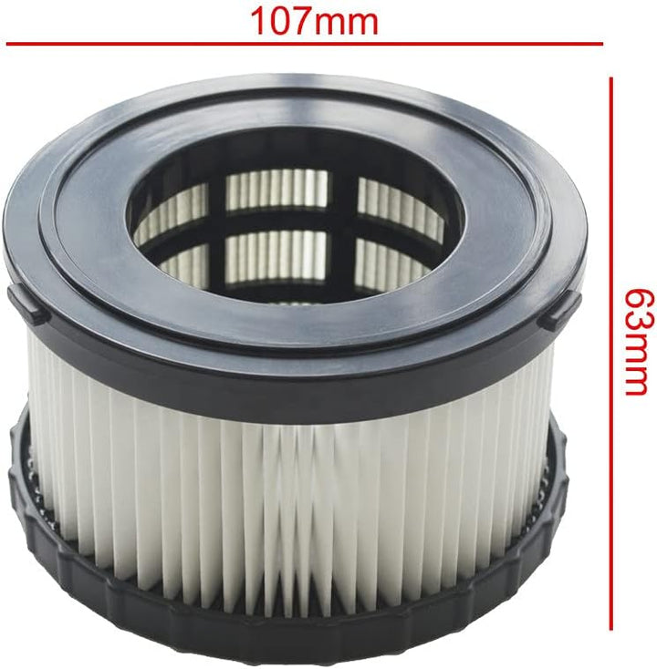 Trade-Shop 2X Ersatz für HEPA-Filter DeWalt DC 5151 H DC5151H kompatibel mit DC 515 DCV 517 N DCV517