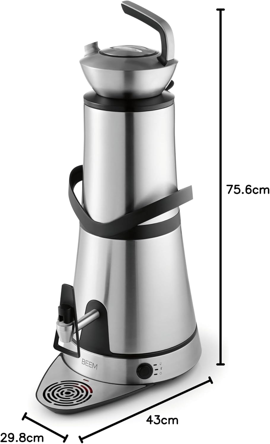 BEEM AMIRA Samowar | 10L Wasserbehälter, Induktionstechnologie, automatischer Leerlaufschutz & stilv
