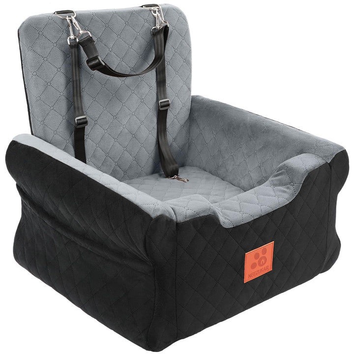 GL GLENSLAVE Hunde-Autositze für kleine bis mittelgrosse Hunde, Erhöhter Hunde-Booster-Sitz mit Memo