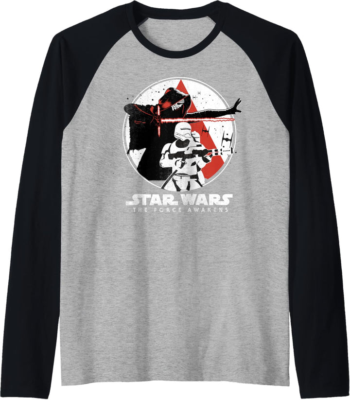 Star Wars The Force Awakens Battle Pose Raglan