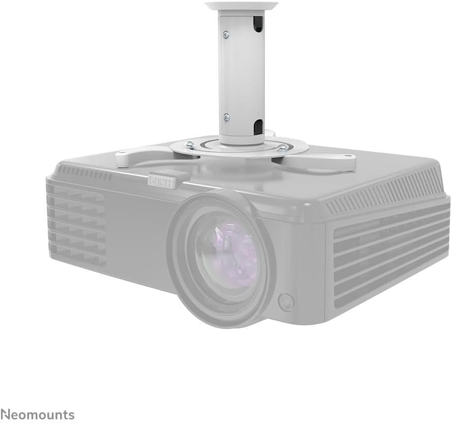 NewStar BEAMER-C80WHITE Projector Ceiling Mount (Height 8 bis 15 cm) Weiss Height: 8-15cm, Weiss Hei