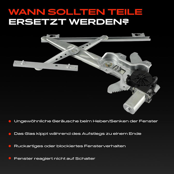 Frankberg Fensterheber mit Motor 2-Polig Vorne Links Kompatibel mit Defender LD L316 Cabriolet Pick-