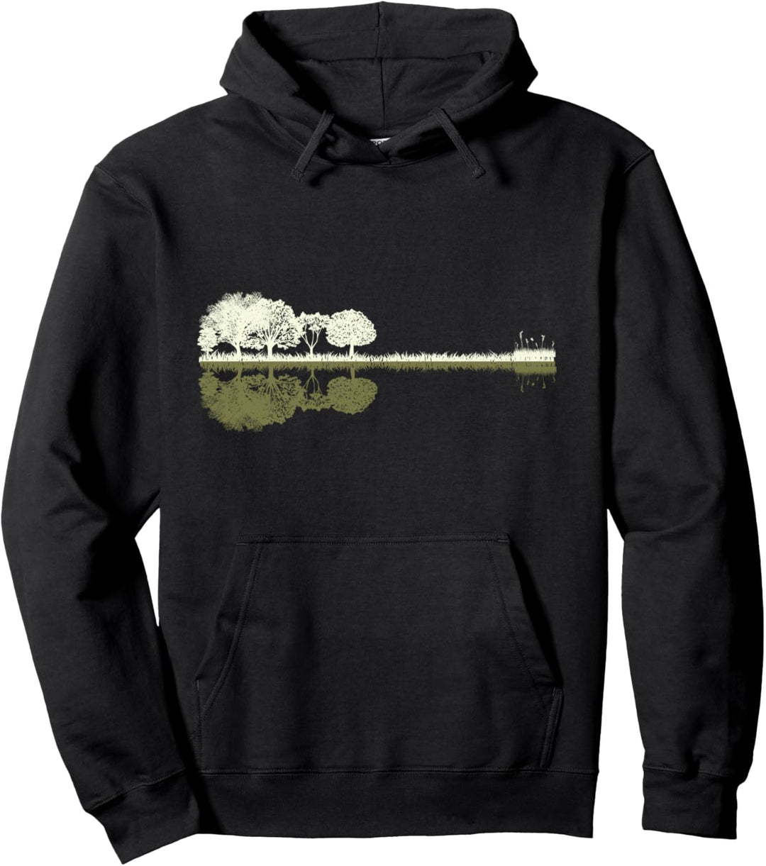 Nature Guitar - Musiker - Rock - Forest Akustikgitarren Pullover Hoodie