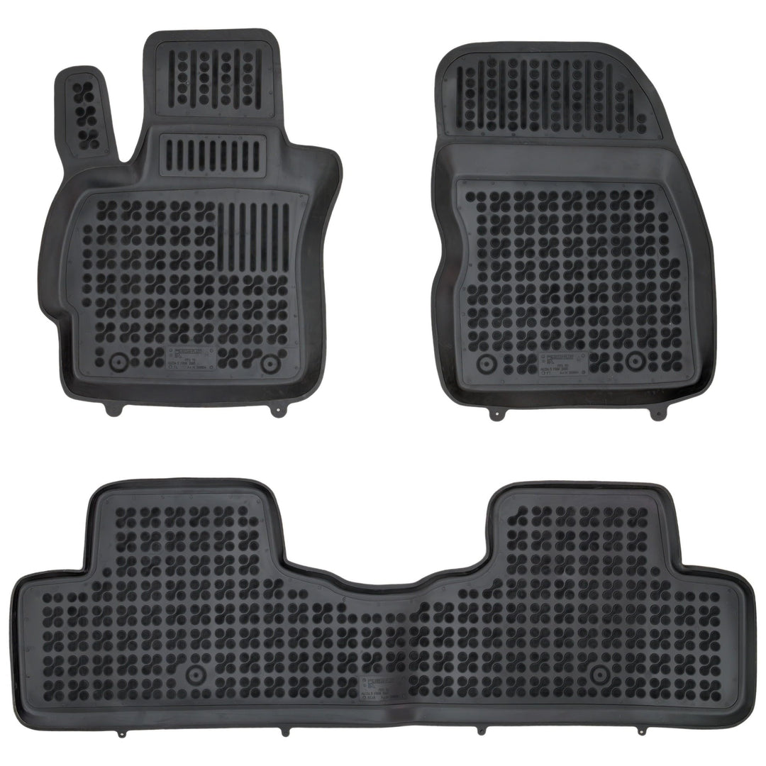 SMK Auto fussmatten gummimatten passt für Mazda 5 I 2005-2010 fussmatten Auto für alle Jahreszeiten,