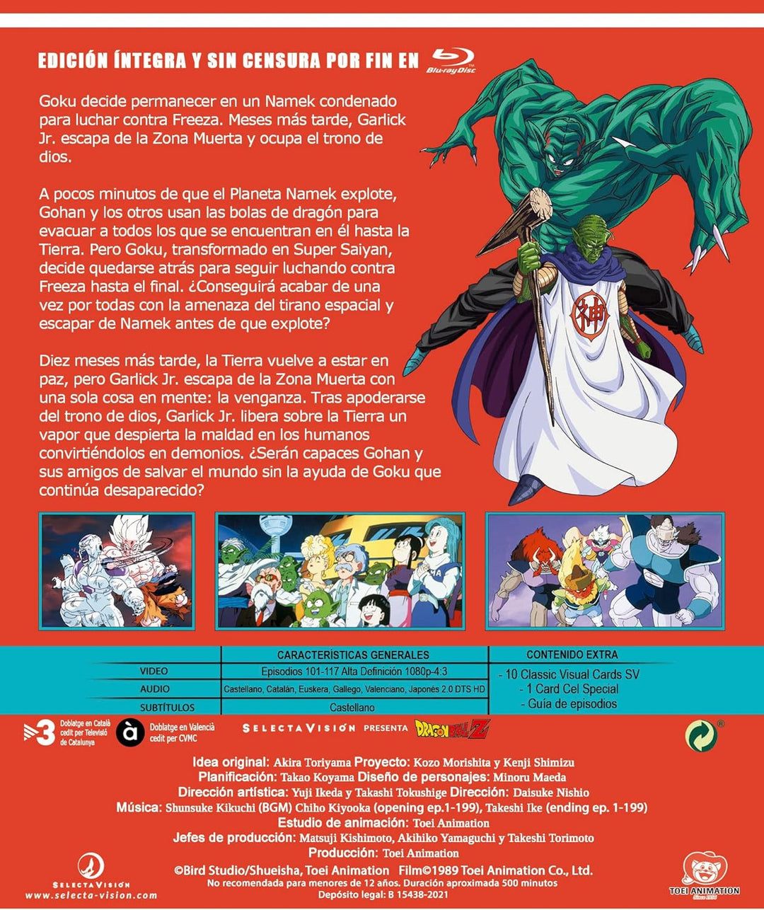 Dragon Ball Z Box 6 - Episodios 100 a 117 - BD