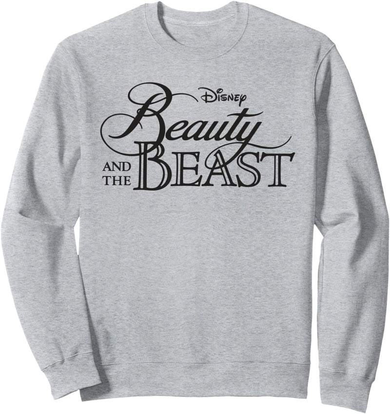 Disney Beauty and The Beast 90s Movie Logo Sweatshirt